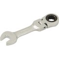 Dynamic Tools 7/16" Stubby Flex Head Ratcheting Wrench D076214